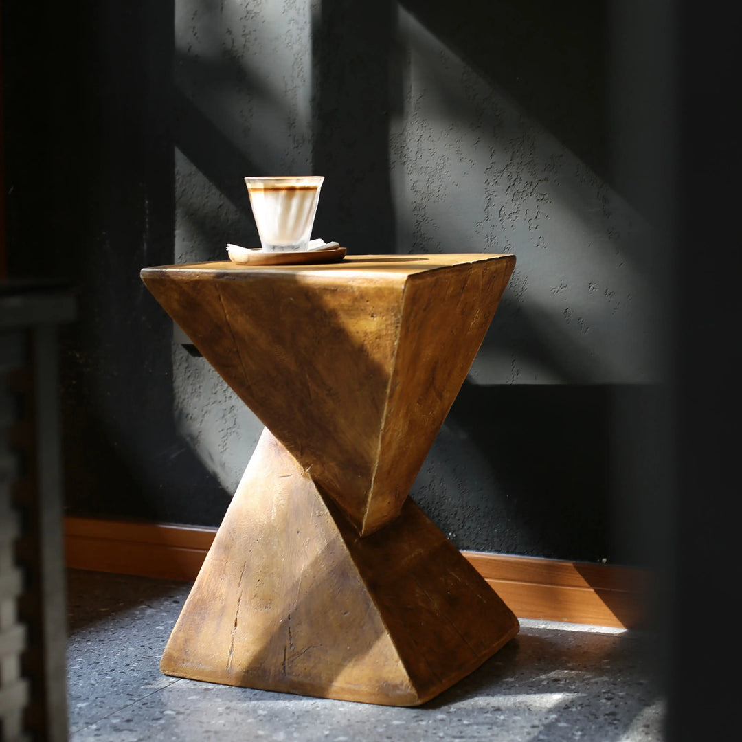 Retro Simple Geometric Coffee Table Side Table