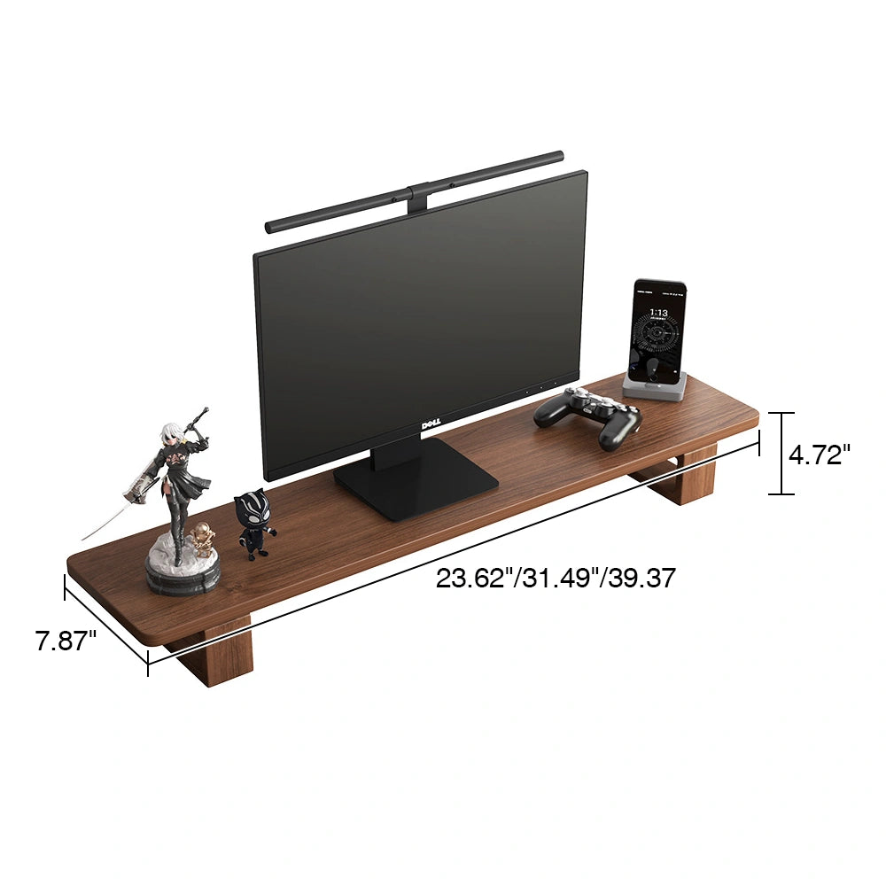 Wooden Monitor Stand Riser Organizer for Desk