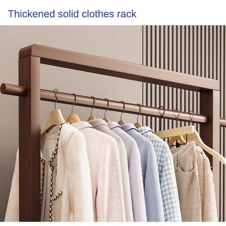 Solid Closet Storage Rack Standing Coat Rack Organizer