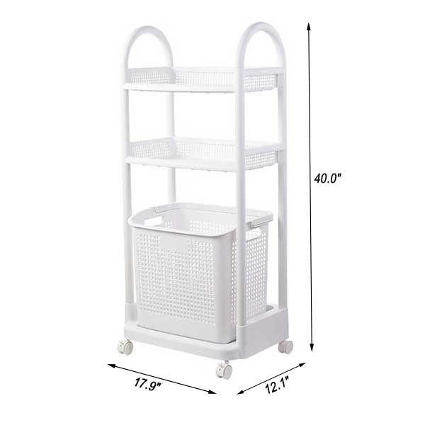 Simple Removable Multi-tiered Bathroom Storage Basket