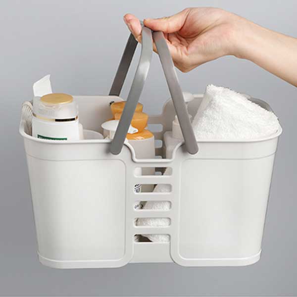 Plastic Laundry Basket Organizer for Bathroom