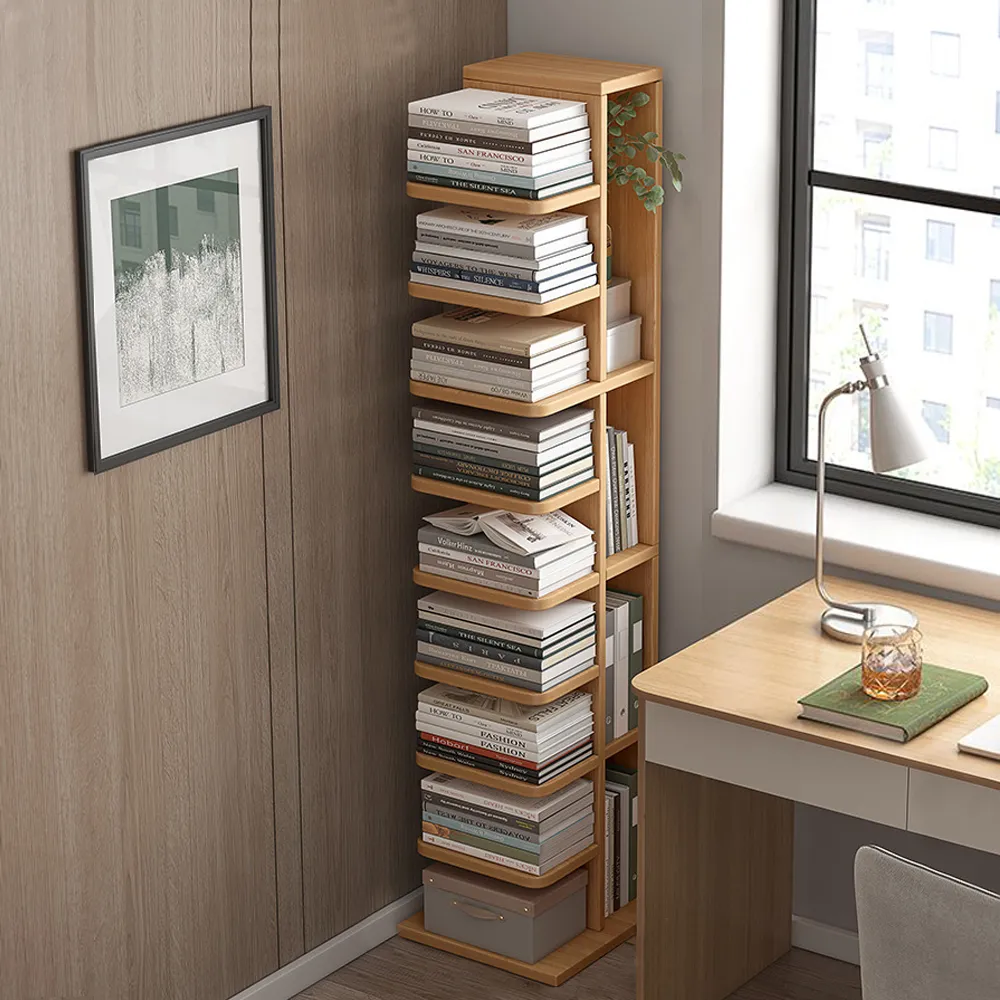 Modern Vertical Invisible Bookshelf Closed Back Bookcase