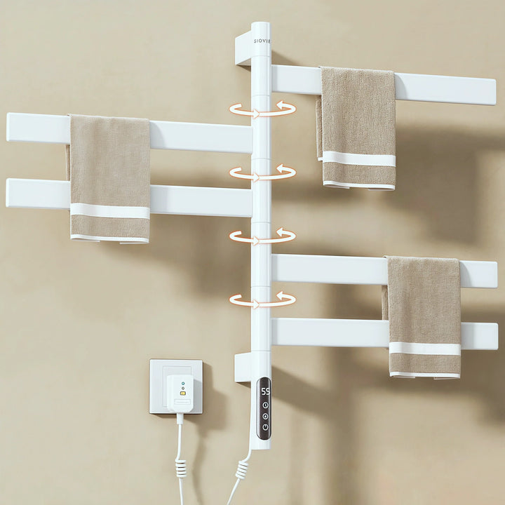 Modern Bathroom Towel Warmer Simple Heated Towel Holder