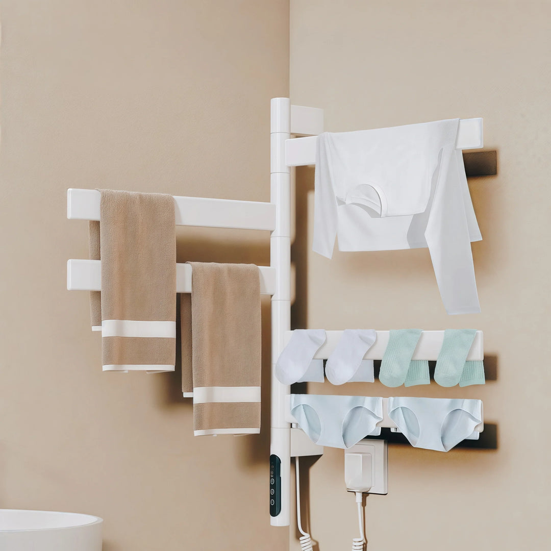 Modern Bathroom Towel Warmer Simple Heated Towel Holder