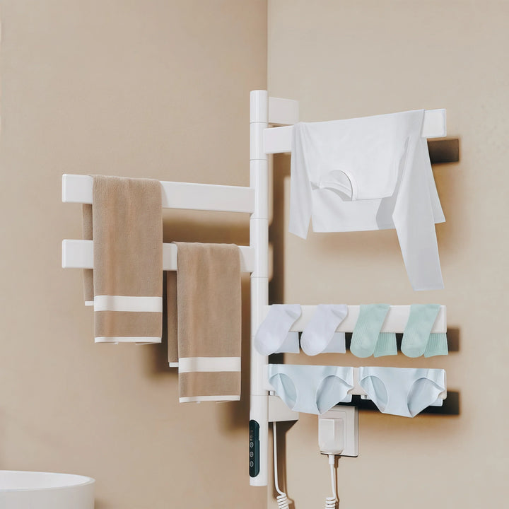 Modern Bathroom Towel Warmer Simple Heated Towel Holder