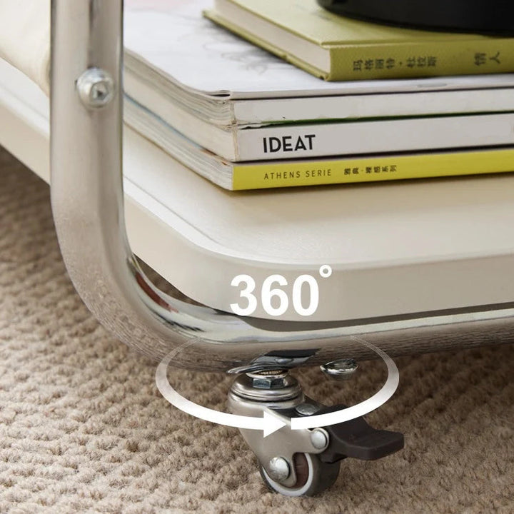 Mid-Century Removable Sofa Table Living Room End Table
