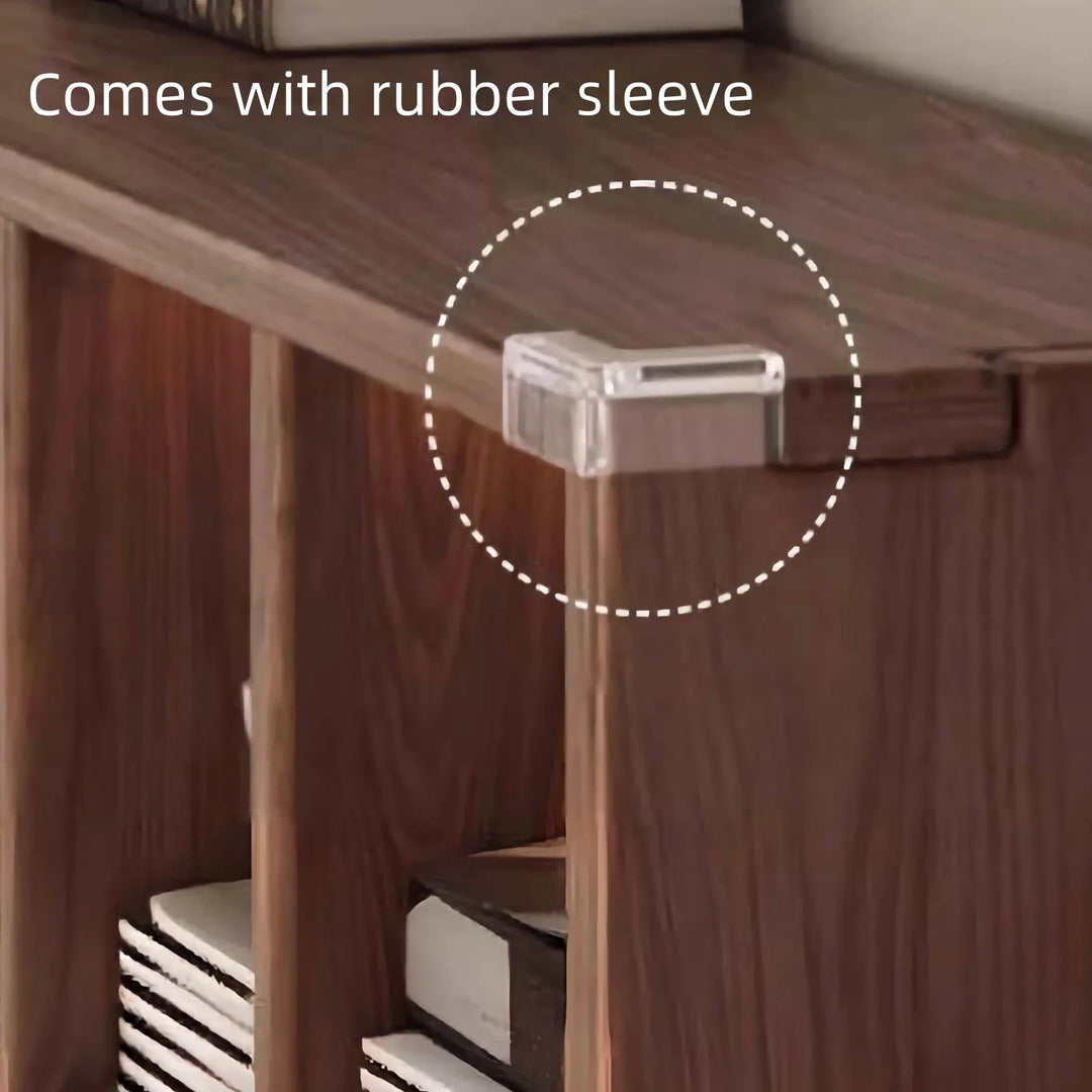 Freestanding Solid Wood Bookcase Simple Box Storage Cabinet