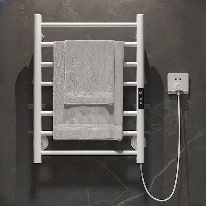 Modern Towel Warmer with Storage Shelf for Bathroom