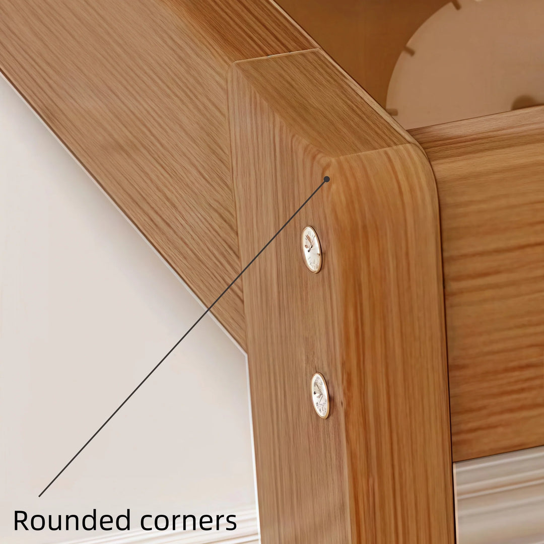 Mid Century Accent Table Simple Side Table with Glass Tabletop