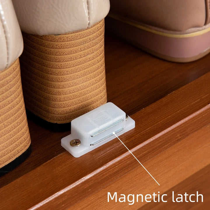 Multi-Tier Shoe Storage Cabinet Entryway Flipping Shoe Rack