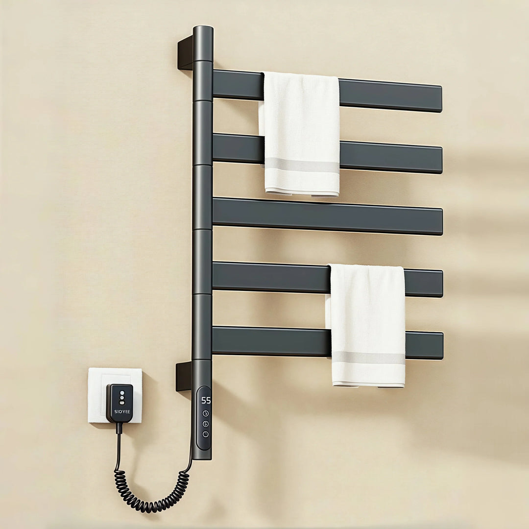 Modern Bathroom Towel Warmer Simple Heated Towel Holder