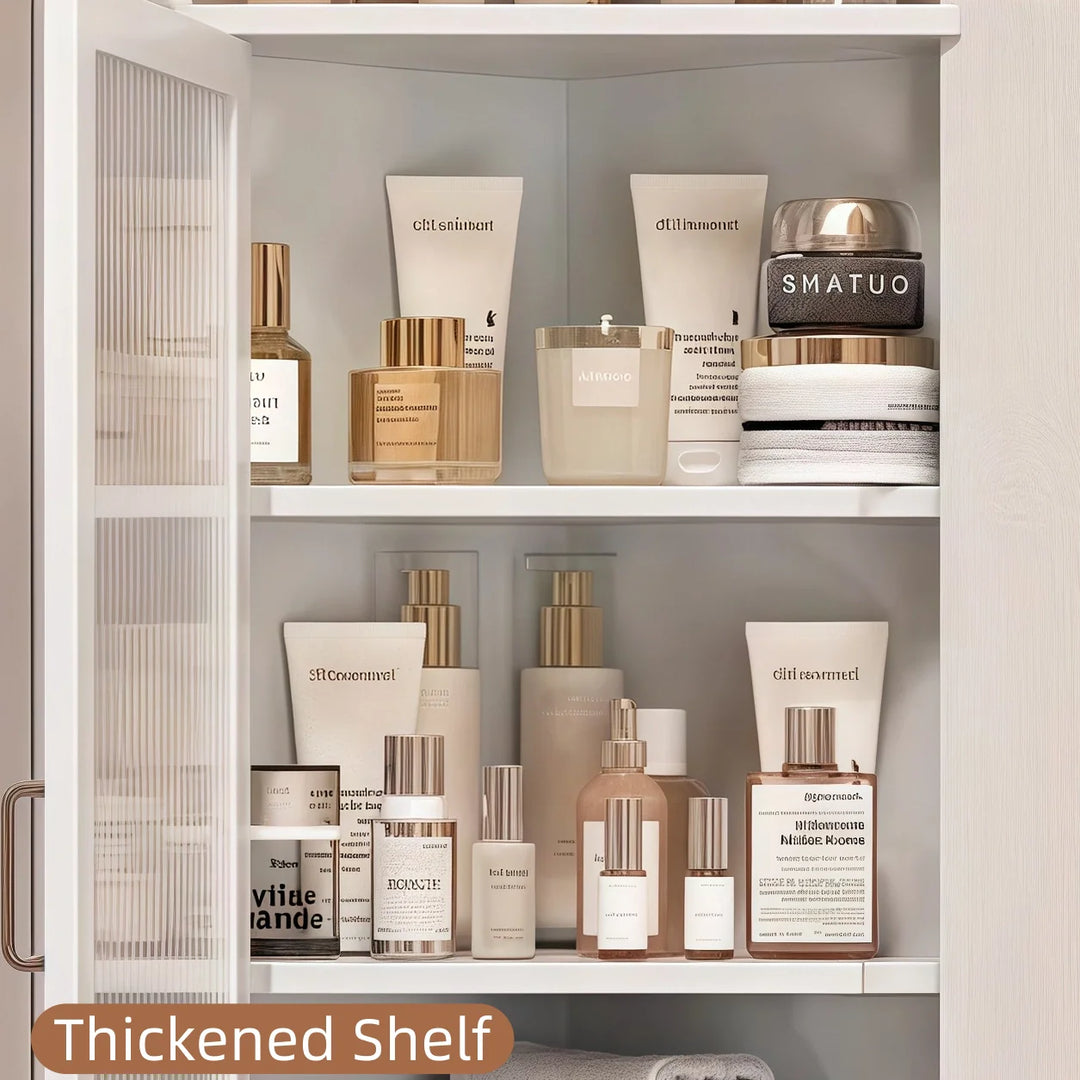 Modern Wall Mounted Corner Storage Cabinet Organizer for Bathroom