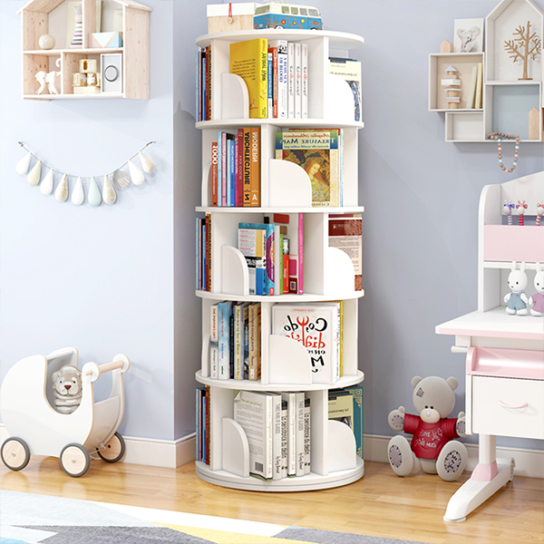 Rotating Bookshelf 360 Degree Revolving Bookcase