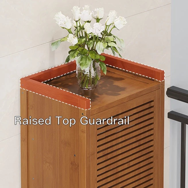 Entryway Tall Shoe Cabinet Freestanding Multi-Tier Shoe Rack