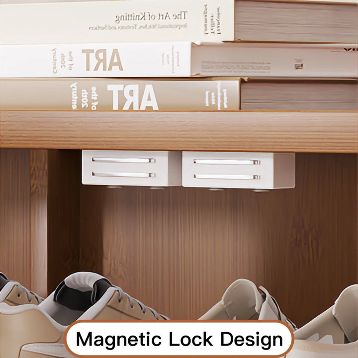 Entryway Tall Shoe Cabinet Freestanding Multi-Tier Shoe Rack