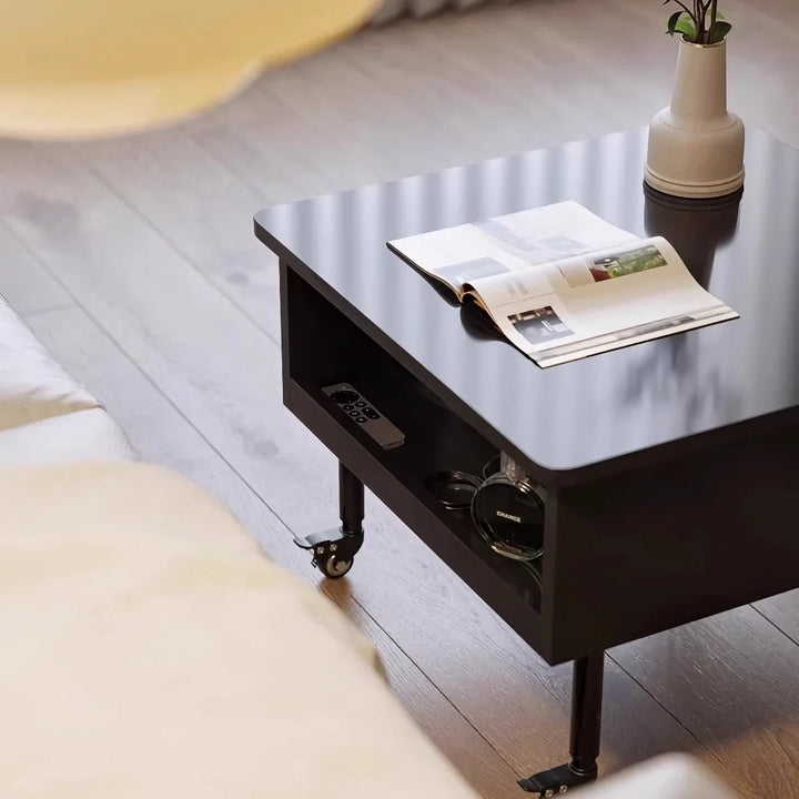 Wooden Smooth Lift Top Sofa Table with Large Storage Space