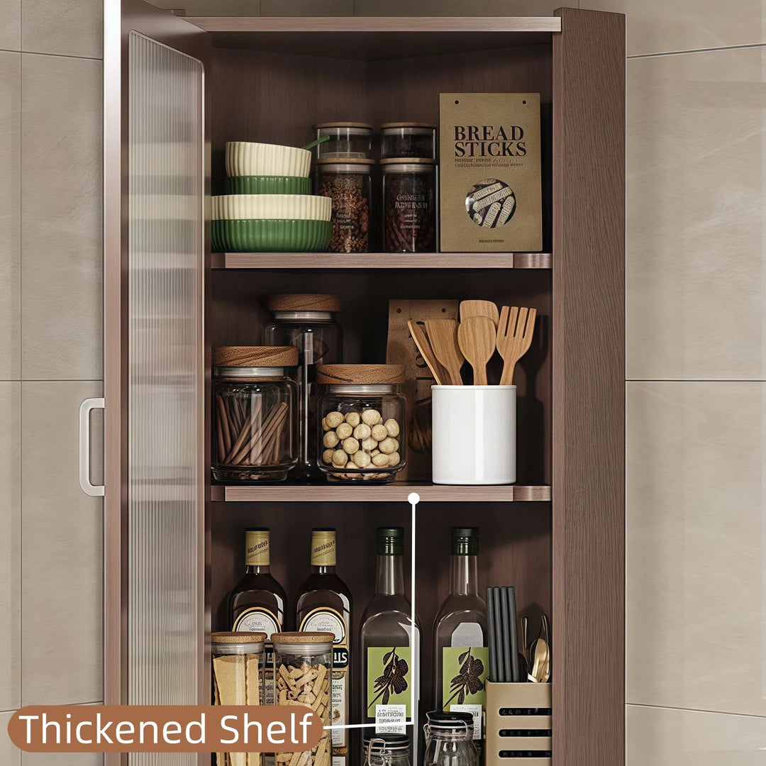 Simple Wall Mounted Corner Cabinet Kitchen Storage Organizer