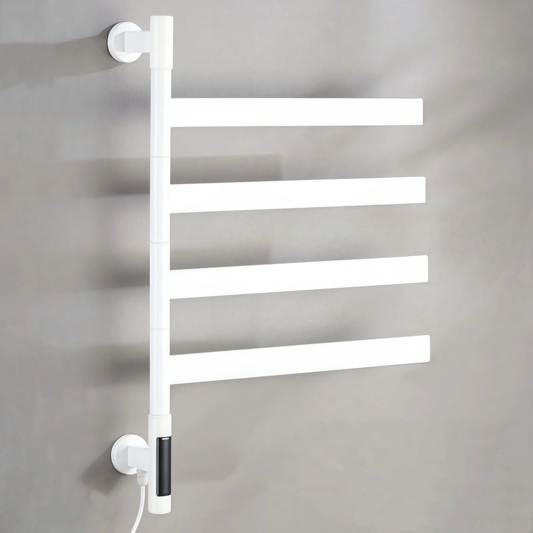 Smart Heated Towel Rack Rotatable Towel Warmer for Bathroom