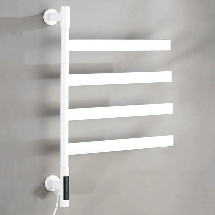 Smart Heated Towel Rack Rotatable Towel Warmer for Bathroom