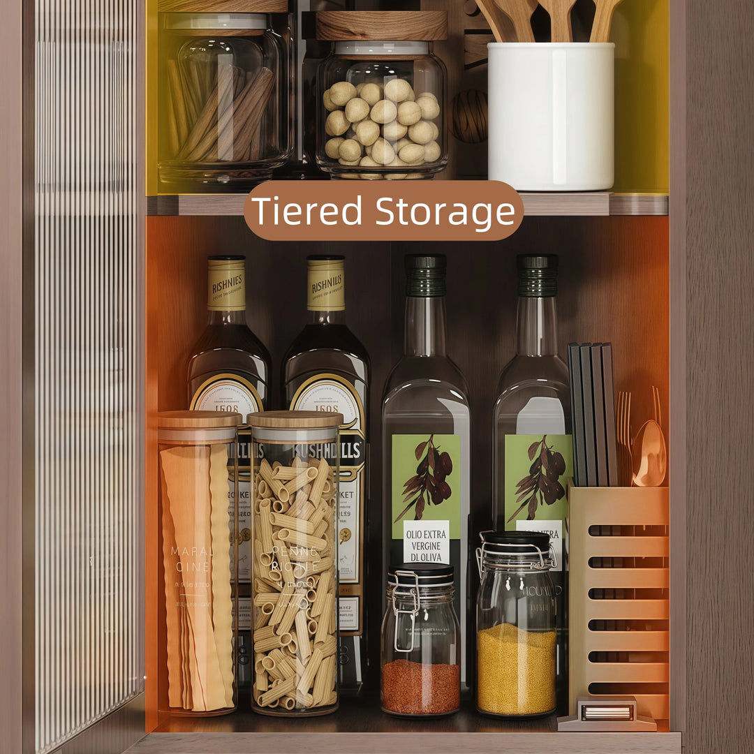 Simple Wall Mounted Corner Cabinet Kitchen Storage Organizer