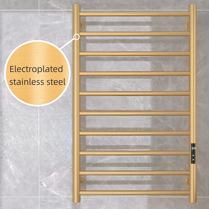 Golden Multi-Tier Towel Warmer Modern Heated Towel Holder