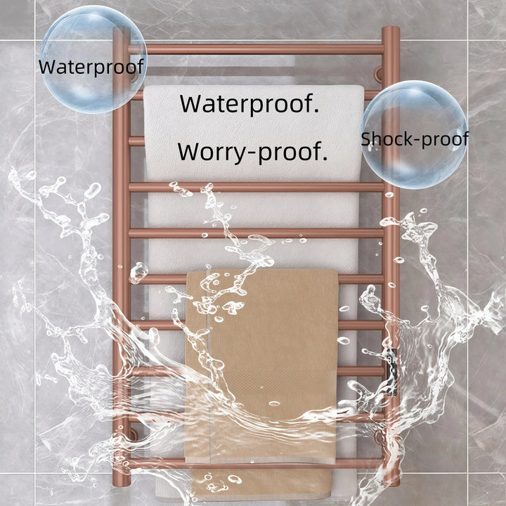 Golden Multi-Tier Towel Warmer Modern Heated Towel Holder