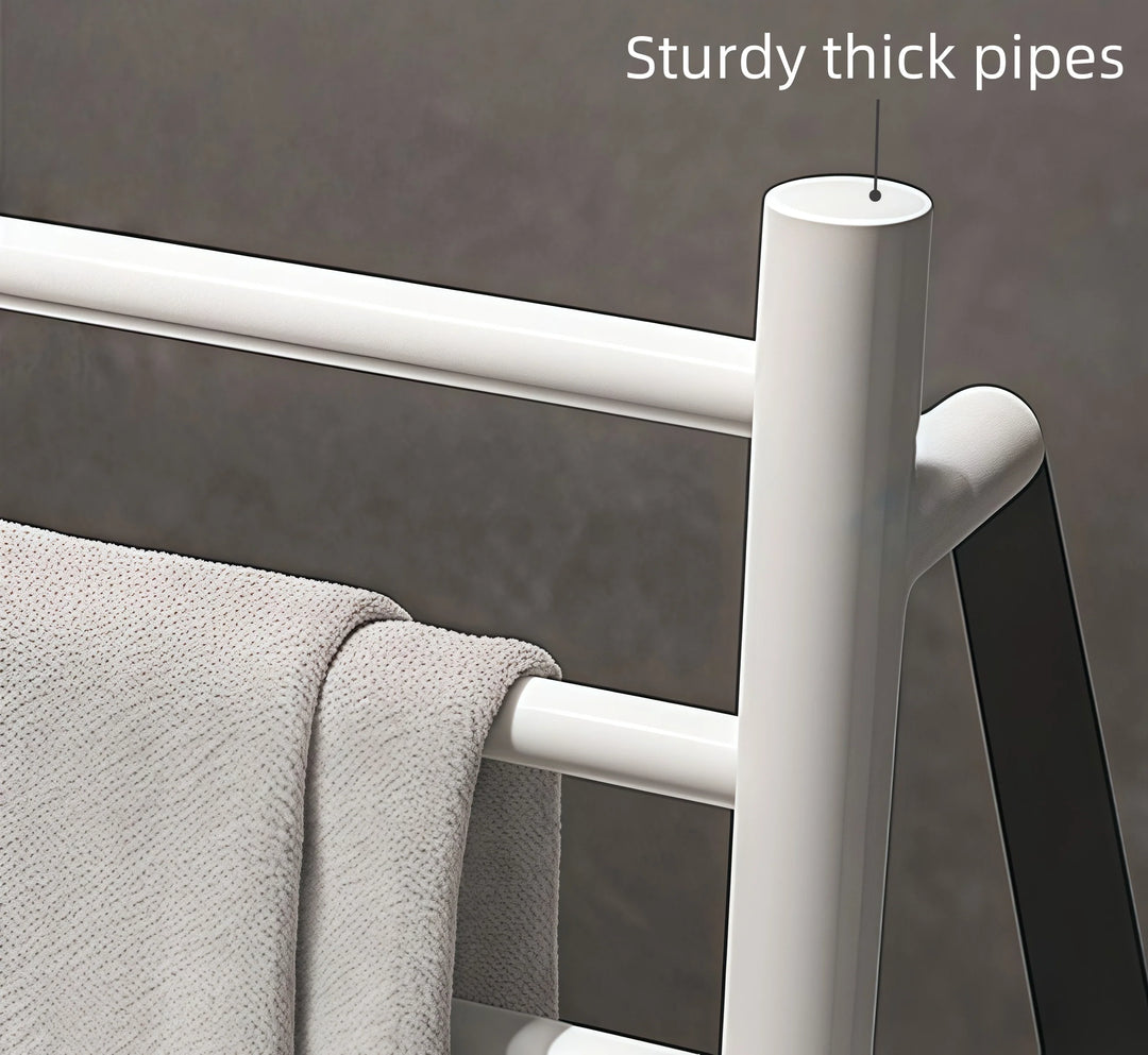 Modern Towel Warmer with Storage Shelf for Bathroom