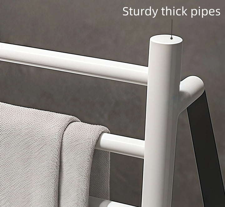 Modern Towel Warmer with Storage Shelf for Bathroom