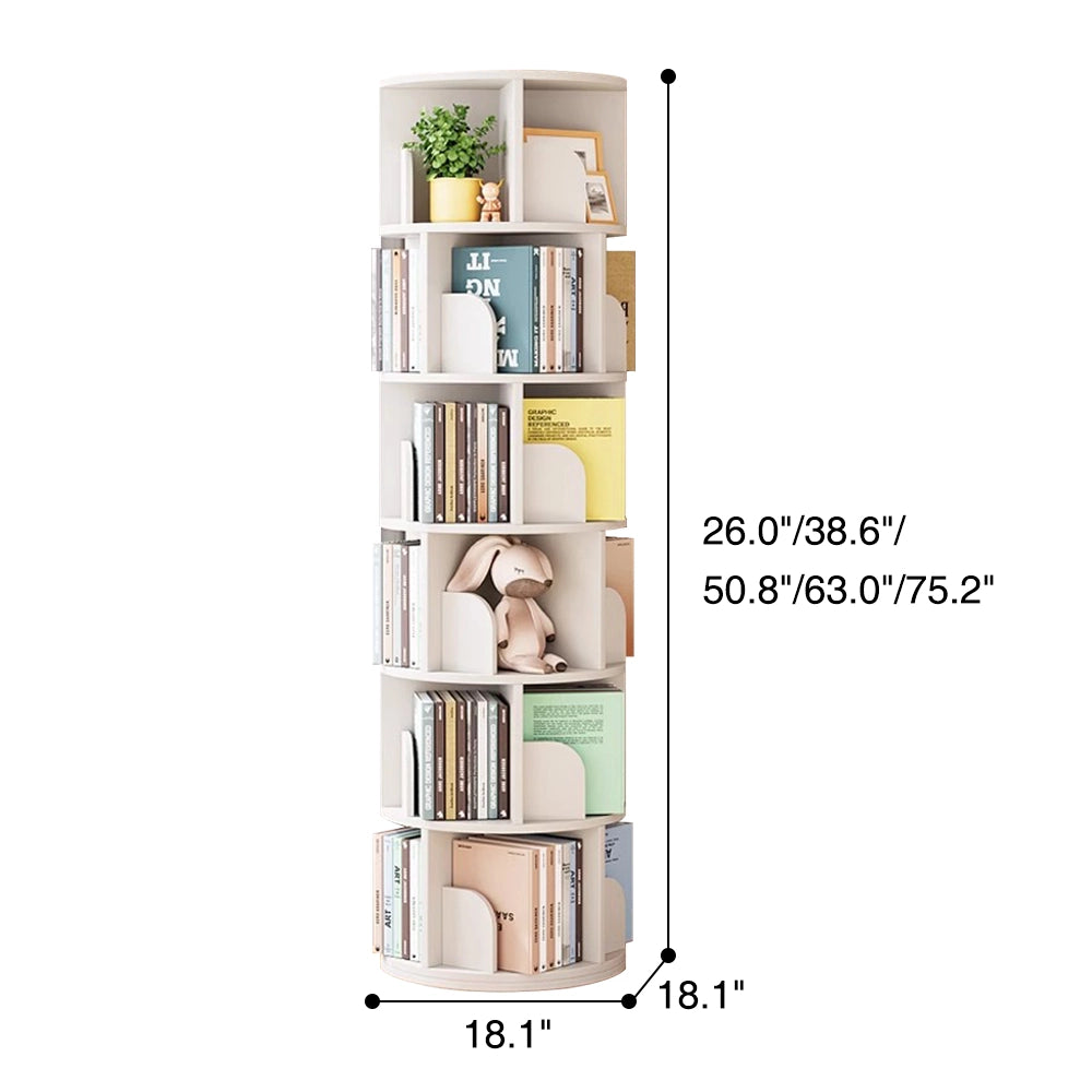 Rotating Bookshelf 360 Degree Revolving Bookcase