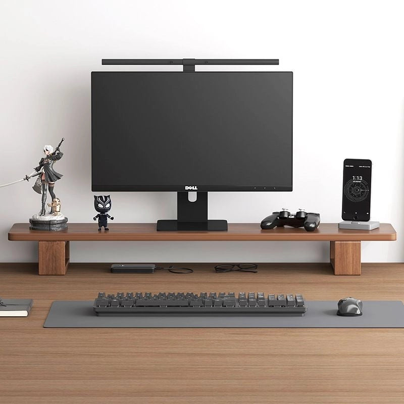 Wooden Monitor Stand Riser Organizer for Desk – Zwob