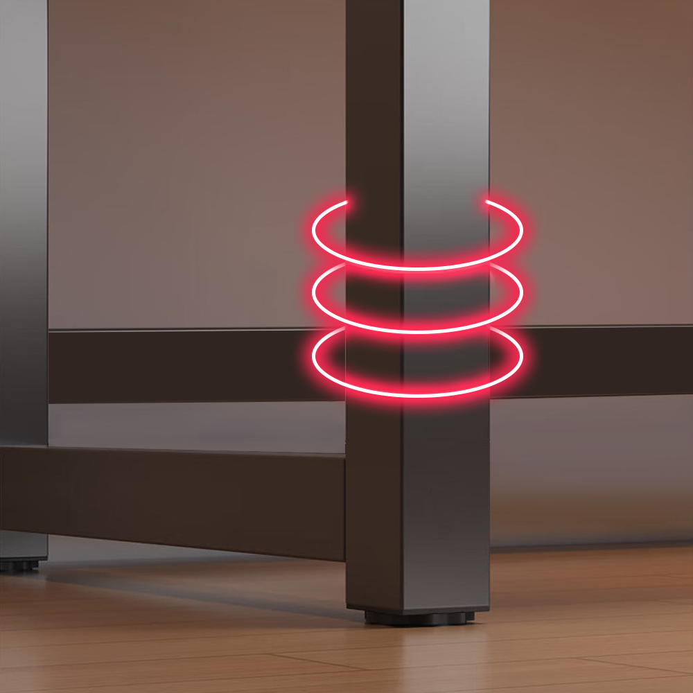 Black Wooden Office Desk Simple Computer Table