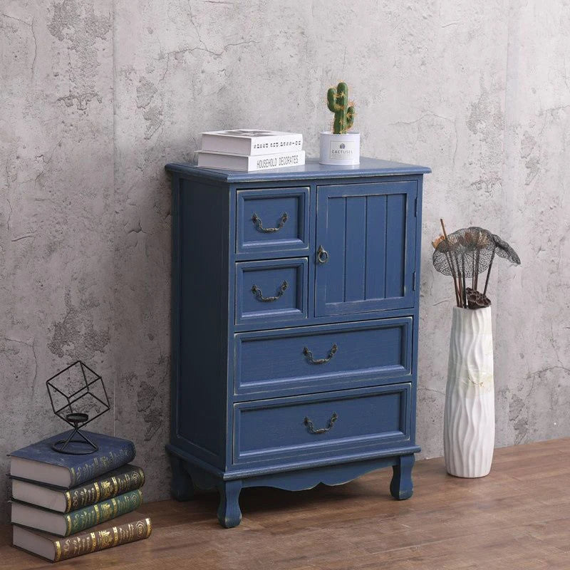 Vintage Rustic Storage Sofa Cabinet Nightstand