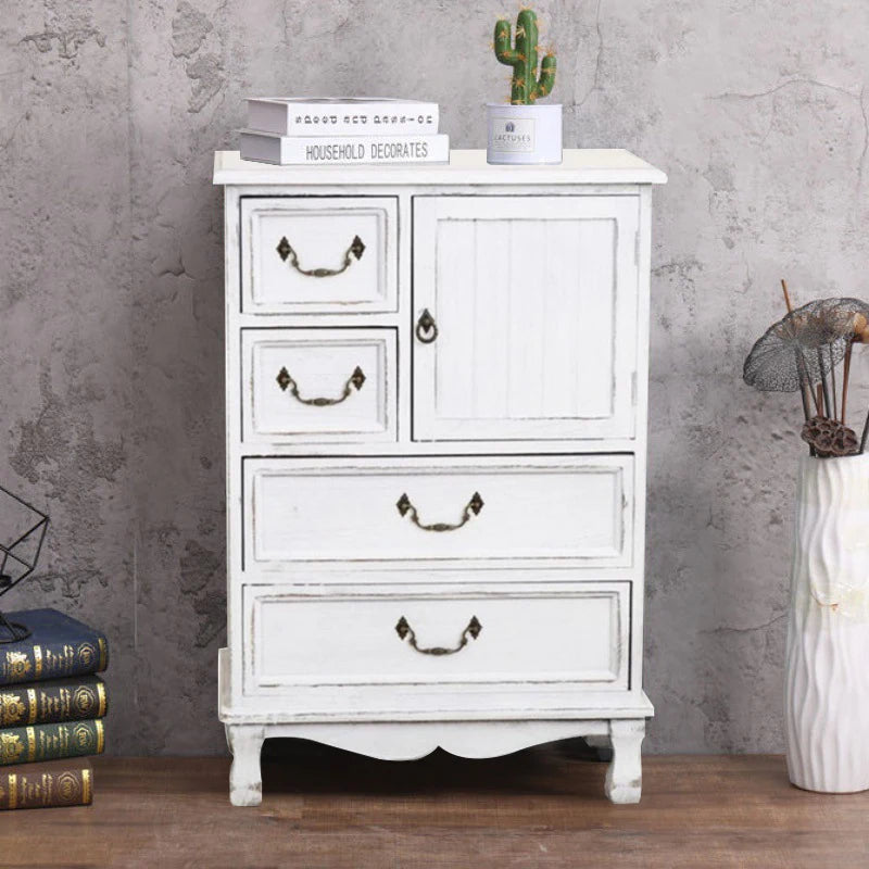 Vintage Rustic Storage Sofa Cabinet Nightstand