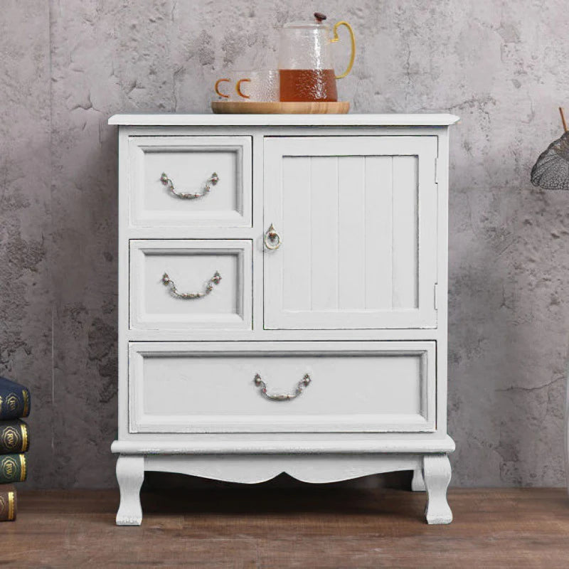 Vintage Rustic Storage Sofa Cabinet Nightstand
