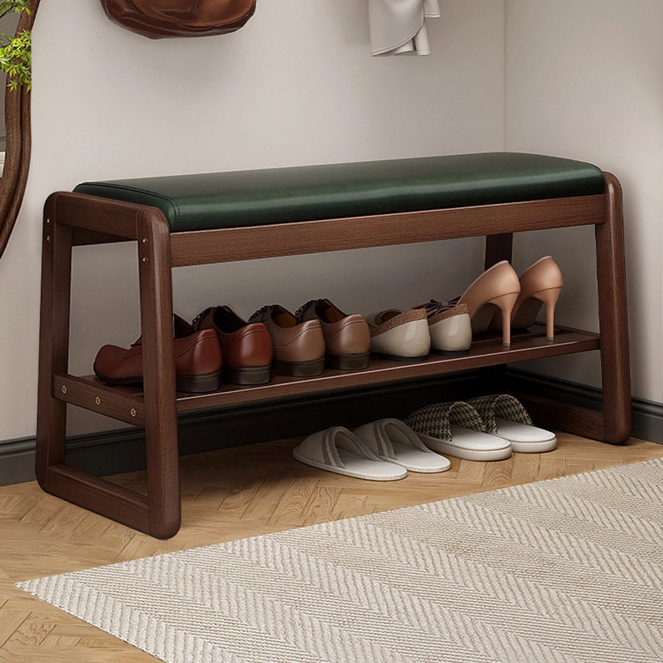 Solid Wood Simple Shoe Storage Bench Entryway Shoe Rack – Zwob