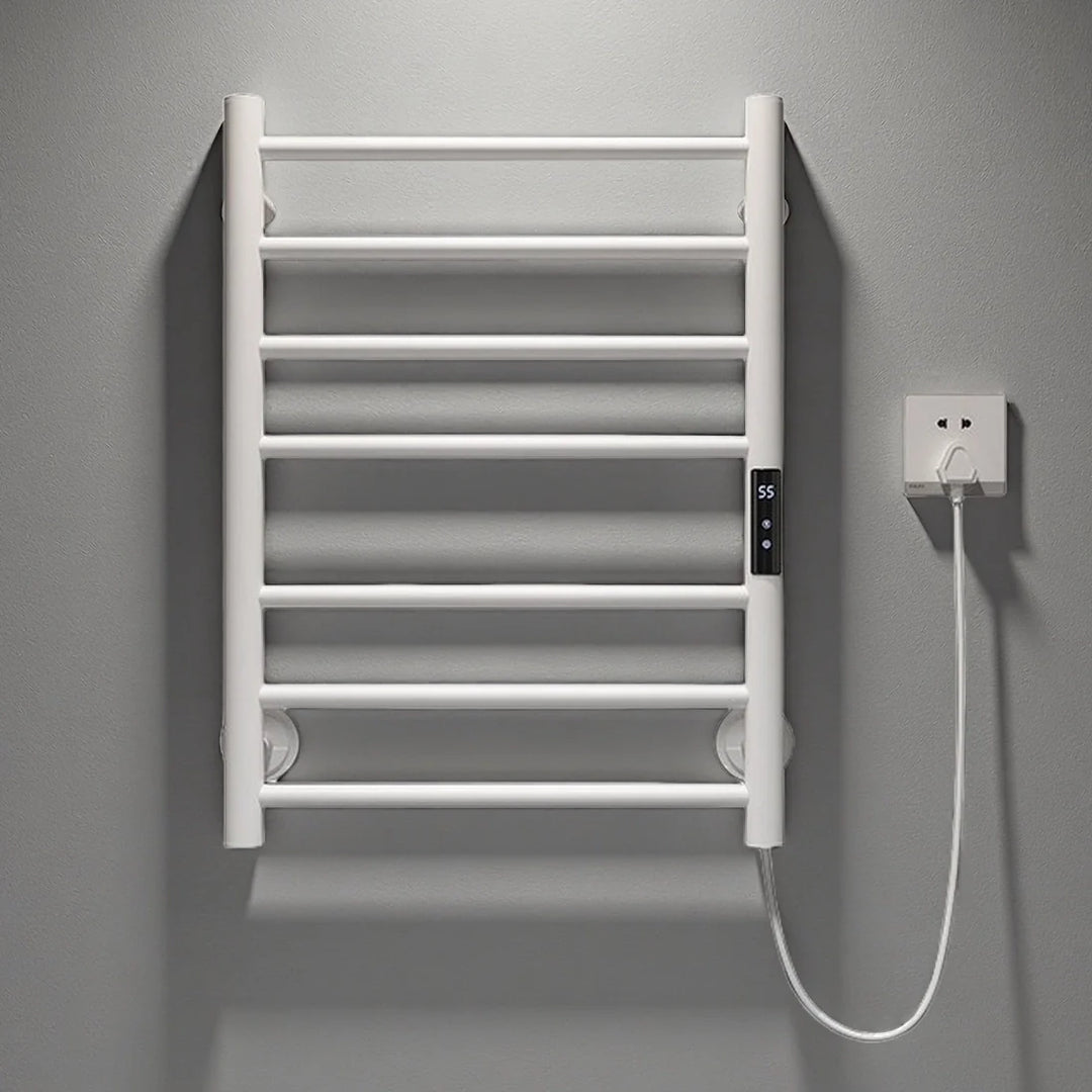 Modern Towel Warmer with Storage Shelf for Bathroom