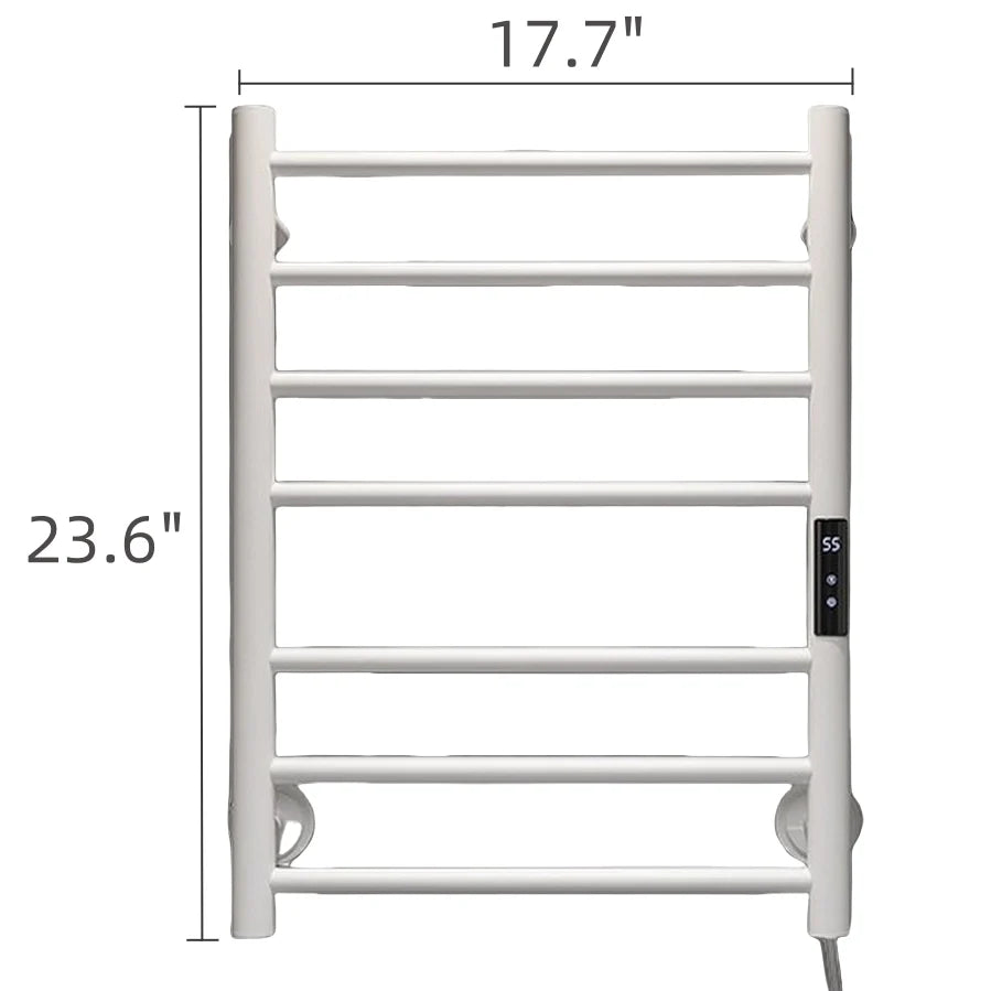 Modern Towel Warmer with Storage Shelf for Bathroom