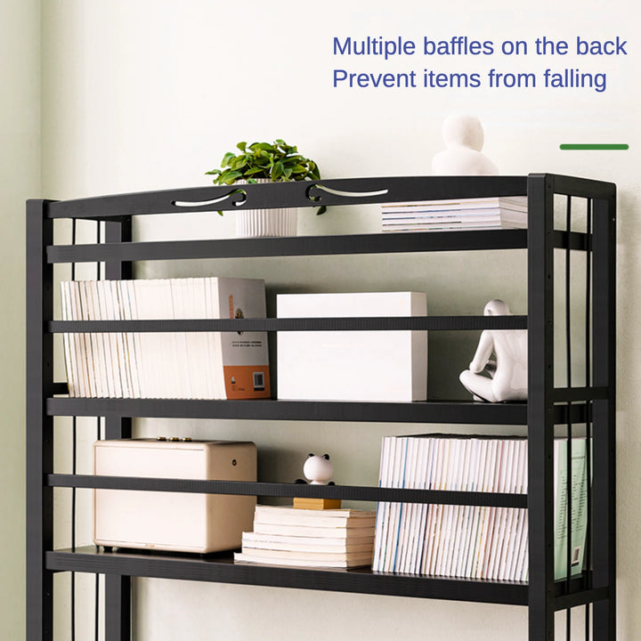 Multi-Tier Ladder Bookshelf Tall Storage Shelf