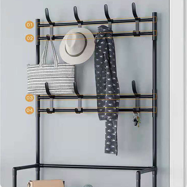 Clothes and Shoe Organizer Rack for Entryway