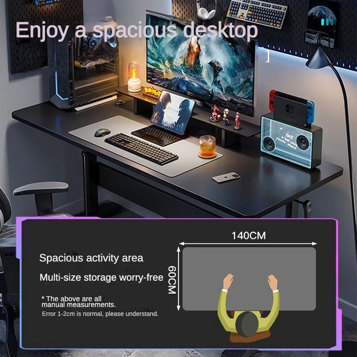 Manually Adjustable Standing Computer Desk with Drawers