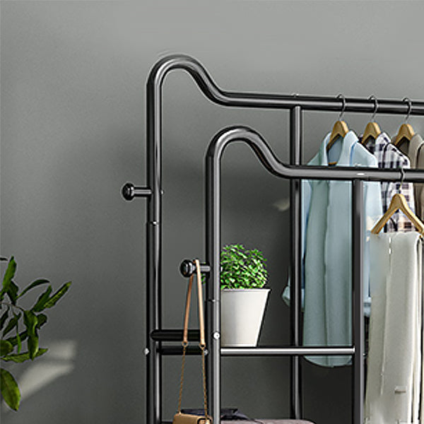 Double Rod Closet Hanger Racks Organizers