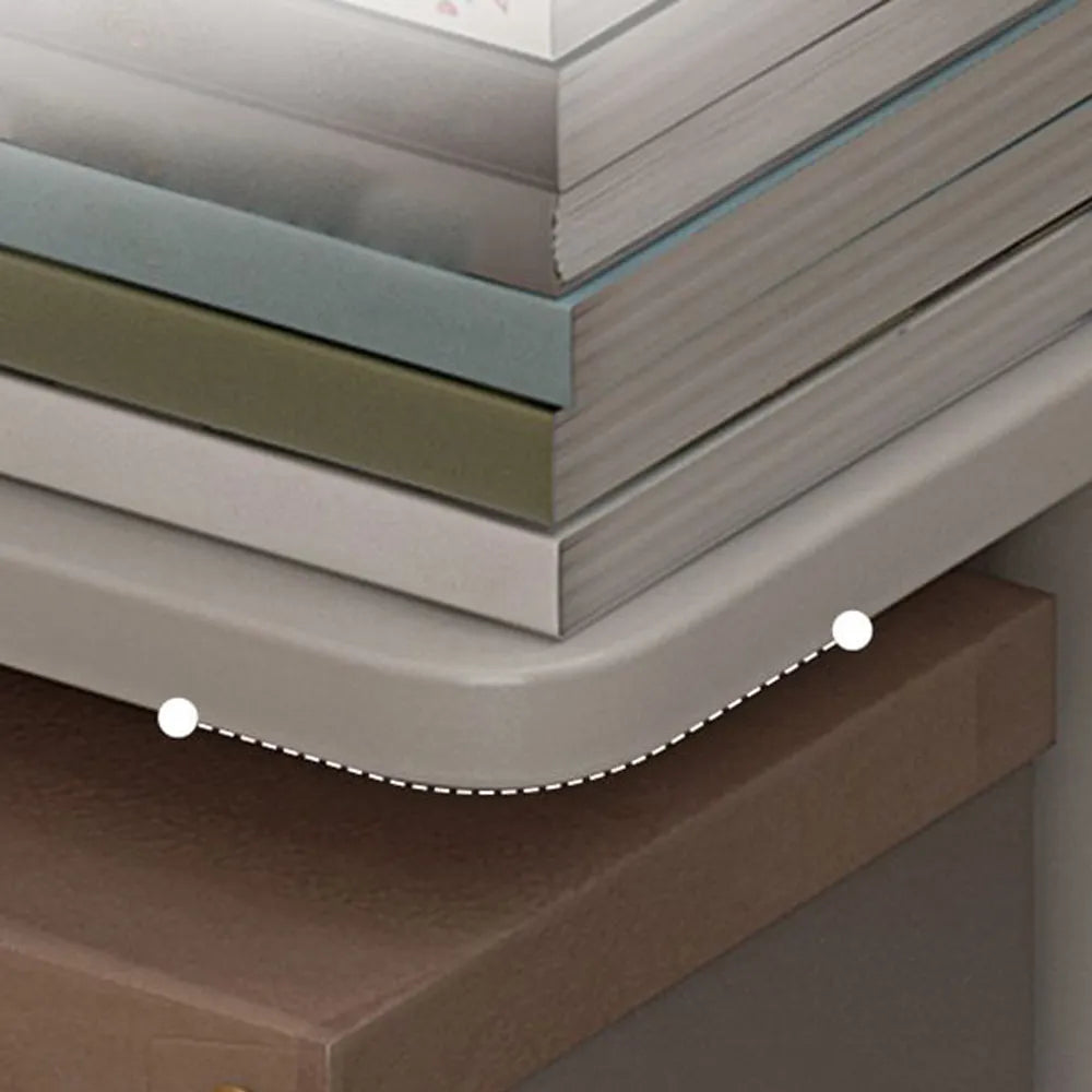 Modern Vertical Invisible Bookshelf Closed Back Bookcase zwob