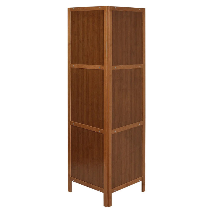 Freestanding Corner Bookcase Display Storage Stand