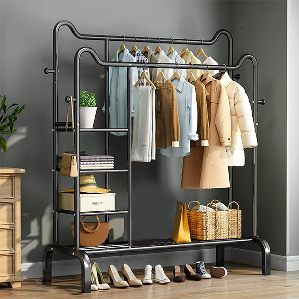 Double Rod Closet Hanger Racks Organizers